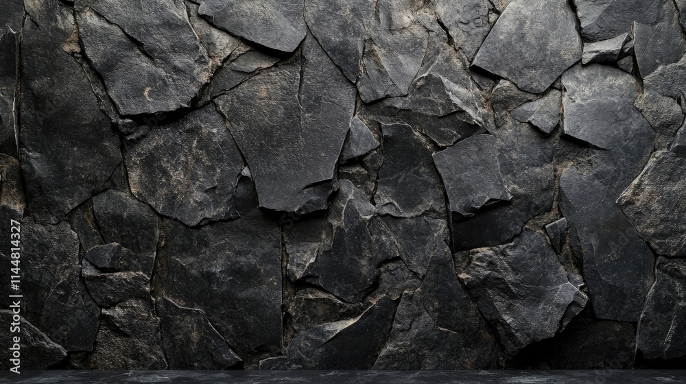 Black concrete stone wall creates a striking backdrop in a home bedroom setting. This black background enhances the aesthetics, offering a modern touch with ample copy space. Black concrete stone wall creates a striking backdrop in a home bedroom setting. This black background enhances the aesthetics, offering a modern touch with ample copy space.