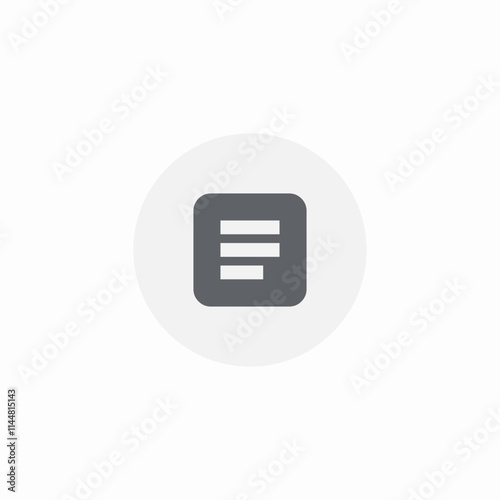 article text icon sign vector