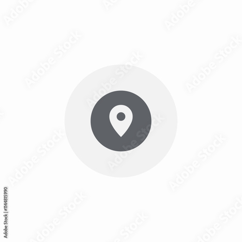 location nearby icon sign vector