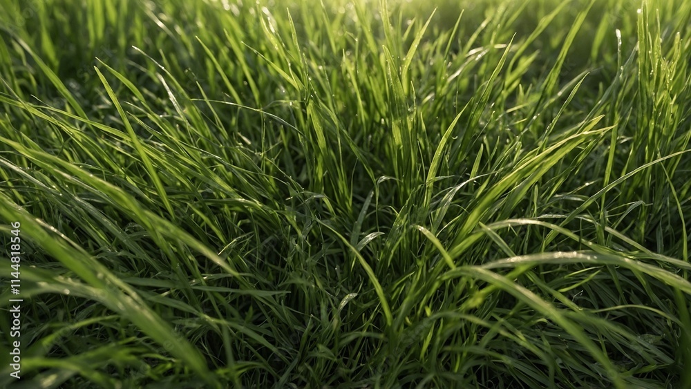Seamless grass texture, lush green tones, fine and realistic blades of grass, natural uneven patterns, sunlight highlights, perfect for outdoor landscapes or environmental design, 4K resolution, photo Seamless grass texture, lush green tones, fine and realistic blades of grass, natural uneven patterns, sunlight highlights, perfect for outdoor landscapes or environmental design, 4K resolution, photo