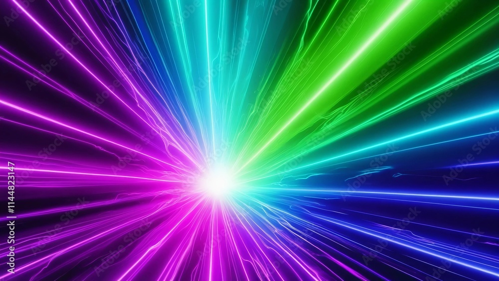 AI GENERATE background, vibrant gradient of electric green blending into neon blue AI GENERATE background, vibrant gradient of electric green blending into neon blue