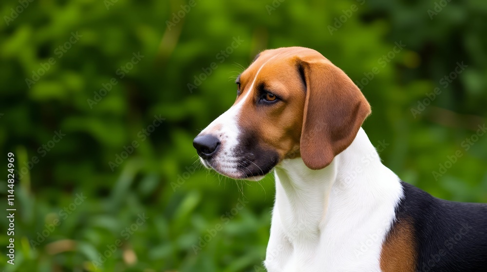 A brown and white dog sitting in the grass A brown and white dog sitting in the grass