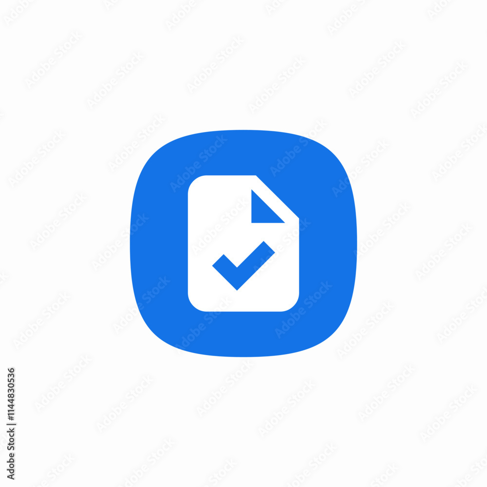 file check mark complete icon sign vector file check mark complete icon sign vector