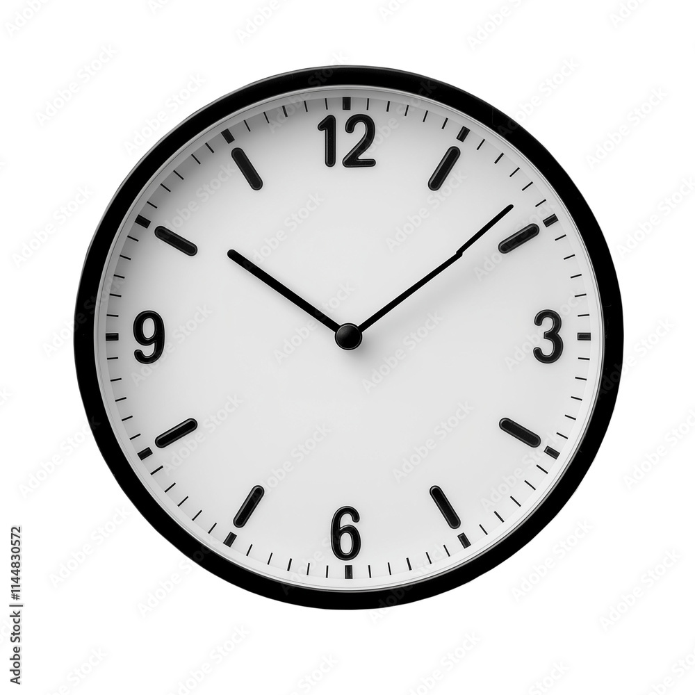 Wall Clock Isolated on White Background Wall Clock Isolated on White Background