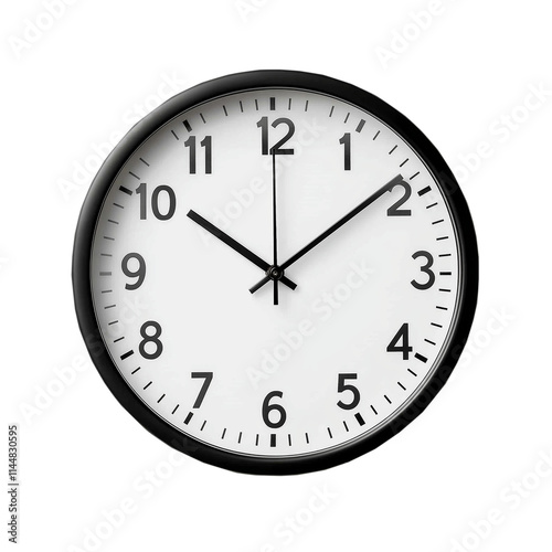 Wall Clock Isolated on White Background
