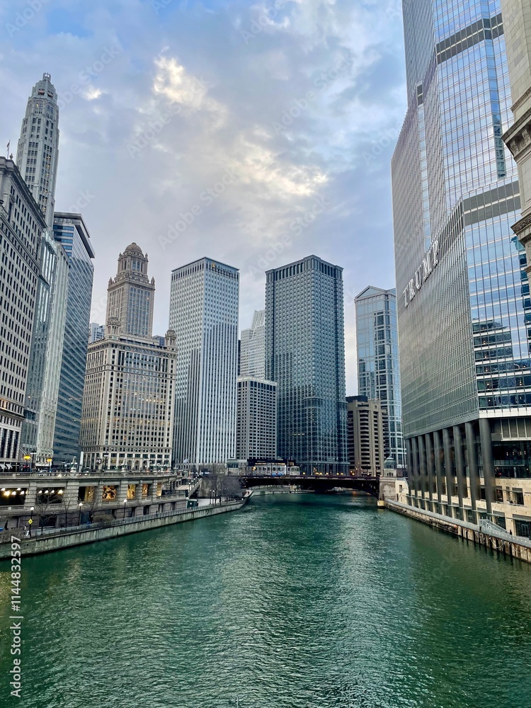 Obraz premium city skyline