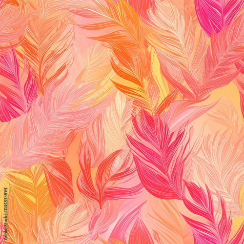 Seamless animal skin pattern design vibrant tropical environment artistic textures nature-inspired viewpoint