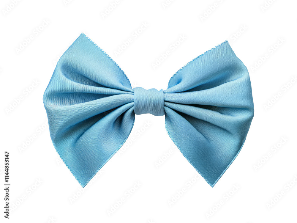 Blue ribbon and bow isolated on transparent background. Blue ribbon and bow isolated on transparent background.