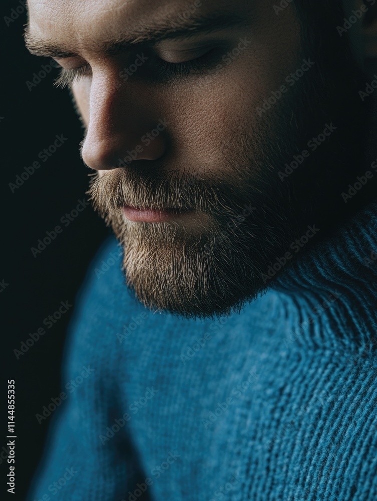 Obraz premium Man with beard