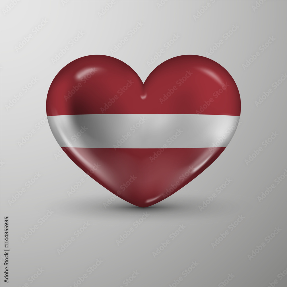 3d heart background with flag of Latvia. An element of impact for the use you want to make of it. 3d heart background with flag of Latvia. An element of impact for the use you want to make of it.