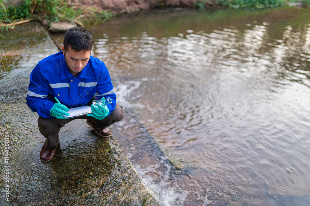 Environmental engineers inspect water quality,Bring water to the lab for testing,Check the mineral content in water and soil,Check for contaminants in water sources. Environmental engineers inspect water quality,Bring water to the lab for testing,Check the mineral content in water and soil,Check for contaminants in water sources.