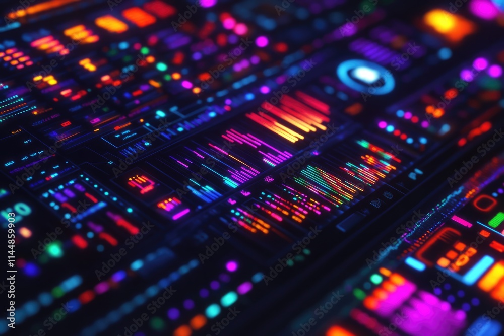 Computer Keyboard with Colorful Lights Computer Keyboard with Colorful Lights