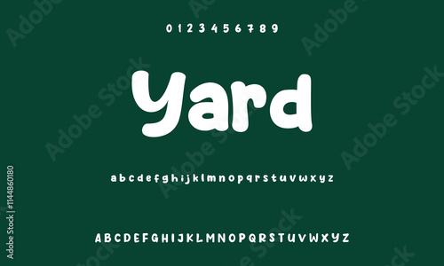 Playful cartoon Font, funky typeface for joyful brings life designs like children's artwork, birthday invitations, playful branding, and carnival typography.