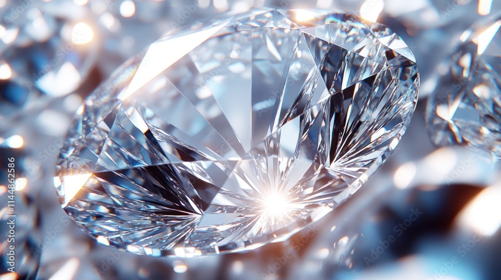 Sparkling diamond gemstone close-up. Sparkling diamond gemstone close-up.