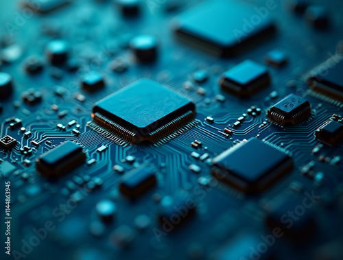 High-Tech Circuit Board