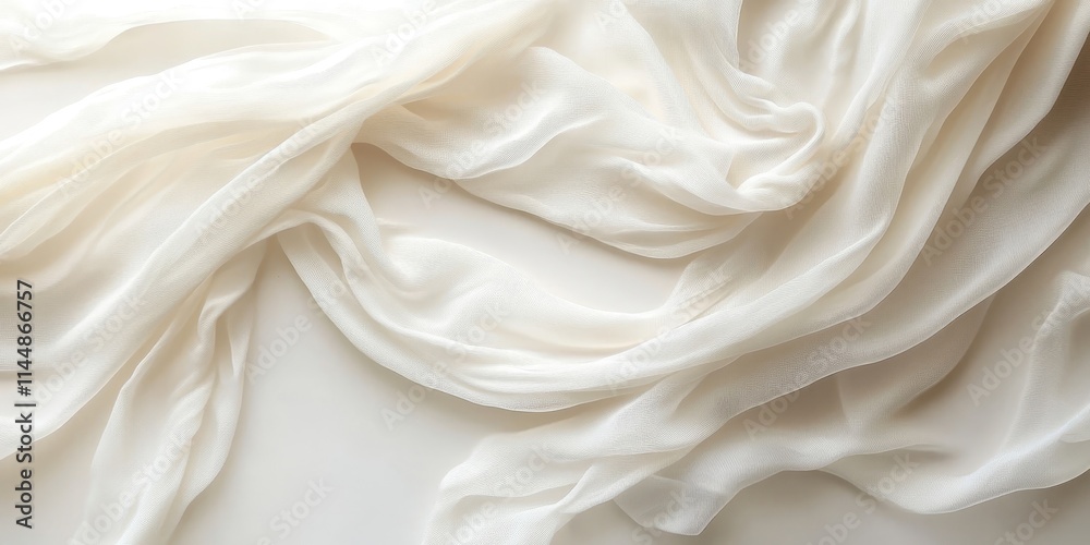 Obraz premium Light White Background, Generative AI