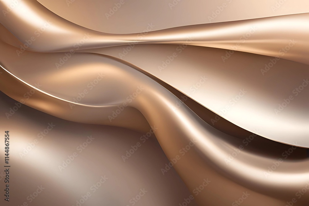 Gold metallic abstract background with waves Gold metallic abstract background with waves