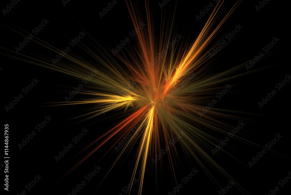 Computer generated fractal pattern and shape Computer generated fractal pattern and shape