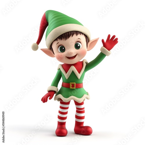 Cute 3D Elf Character