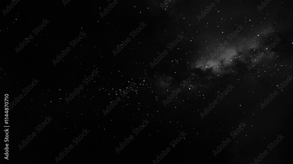 Fototapeta premium Stunning View Of The Milky Way Galaxy In The Night Sky