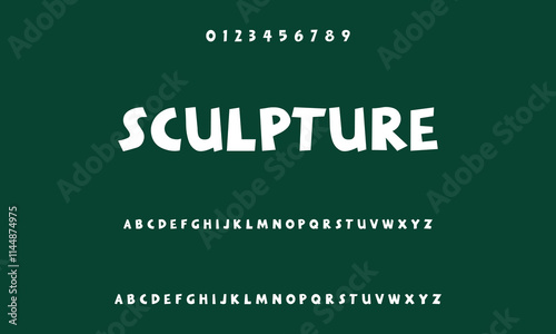 Playful cartoon Font, funky typeface for joyful brings life designs like children's artwork, birthday invitations, playful branding, and carnival typography.