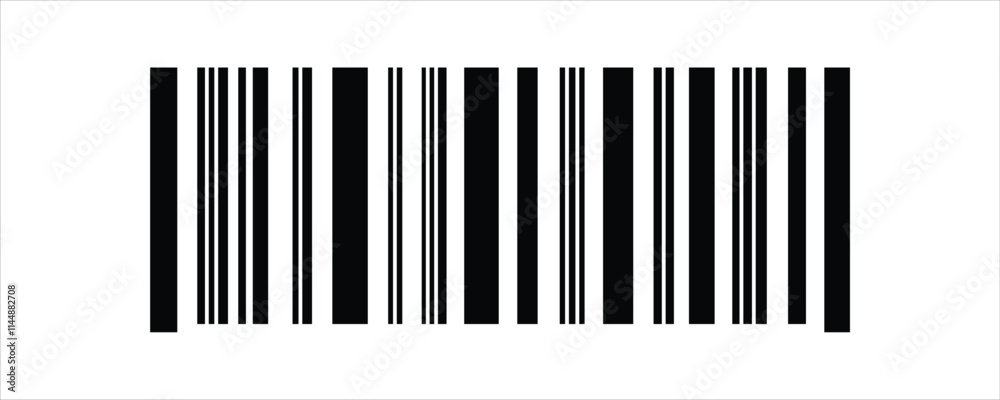 Barcode isolated on white background, Code stripes sticker, Barcode labels, customers qr code, Simple fake bar code, Bar code for web design, Barcode product distribution icon Barcode isolated on white background, Code stripes sticker, Barcode labels, customers qr code, Simple fake bar code, Bar code for web design, Barcode product distribution icon