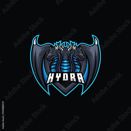 Dragon Hydra Logo Template