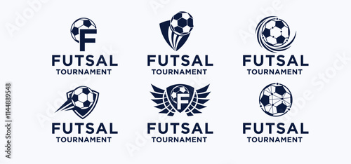 Creative Futsal Club Logo Design, for Sports Branding, vector futsal sports club logo. photo