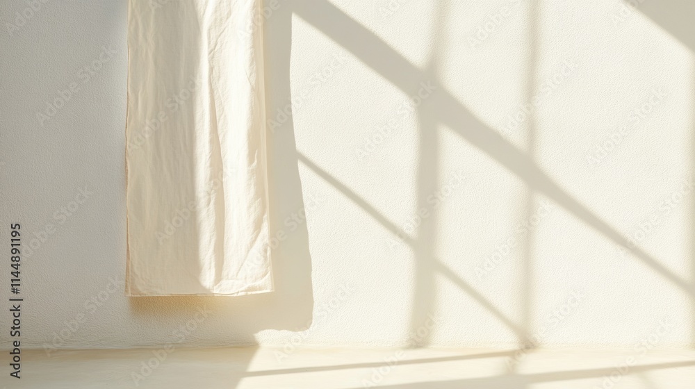 Minimalist Abstract Light Patterns on Textured Surface Minimalist Abstract Light Patterns on Textured Surface