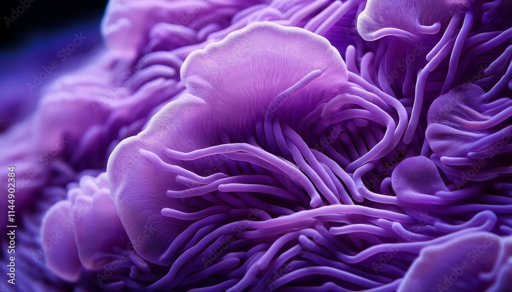 purple cabbage close up