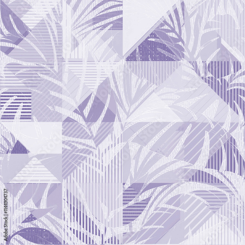 Leaf seamless patterns