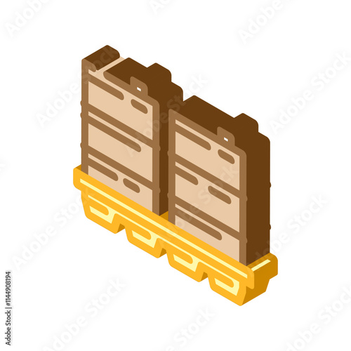 spill containment injury prevention isometric icon vector. spill containment injury prevention sign. isolated symbol illustration