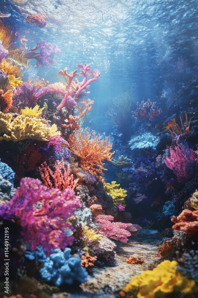 Fototapeta premium Underwater Coral Reef