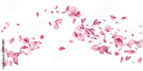pink rose petals