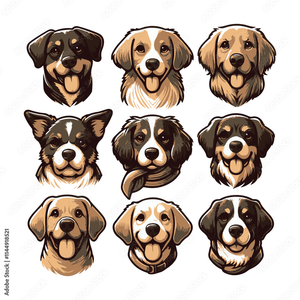 a cartoon drawing of a dog with a white background a cartoon drawing of a dog with a white background