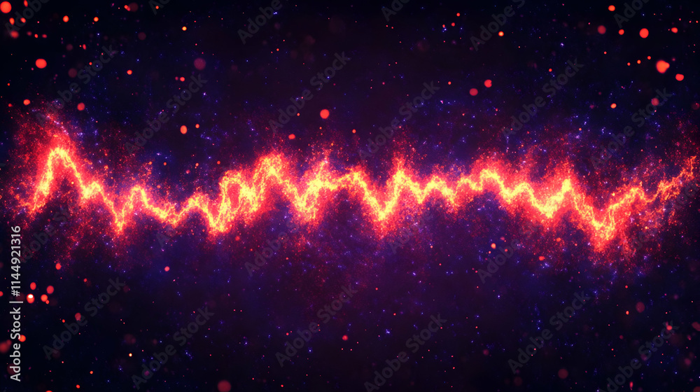 Gold Wave Design Element in an abstract form. Smooth Wavy Line with Glowing Gold Wave Design Element in an abstract form. Smooth Wavy Line with Glowing