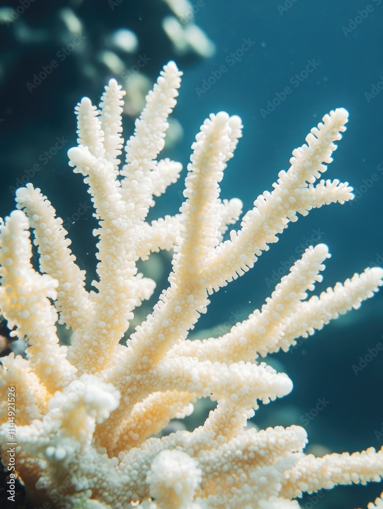 Fototapeta premium Coral Close Up Water