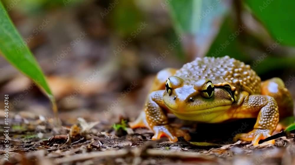 Cane Toad premium supper resolution moving 4k video, Close up of cane ...