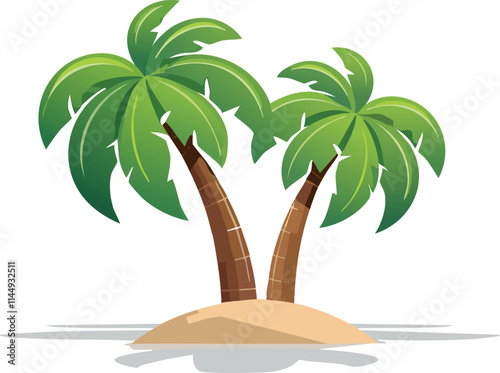 palm tree on the beach
