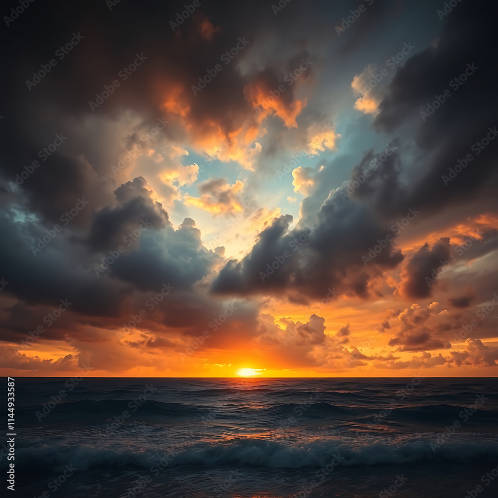 Fototapeta premium sun in clouds