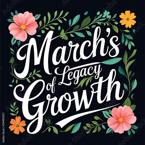 Marchs Legacy of Growth Flourishes with Floral Design