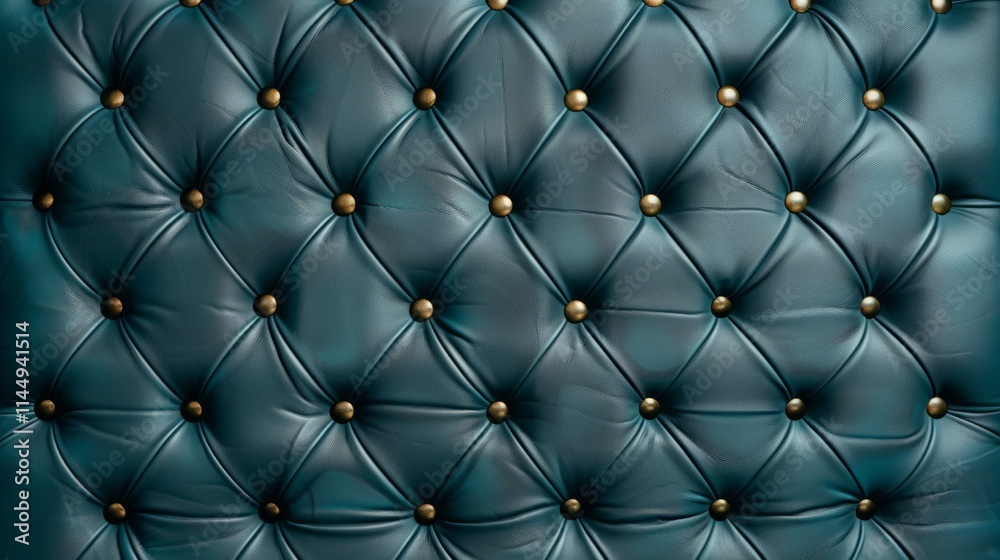 Fototapeta premium Dark leather texture with metallic accents, exuding modern sophistication for fashion concepts.