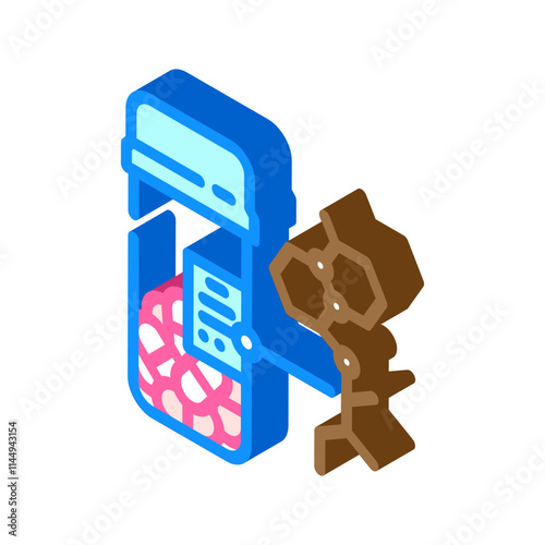 menopause woman disease isometric icon vector. menopause woman disease sign. isolated symbol illustration