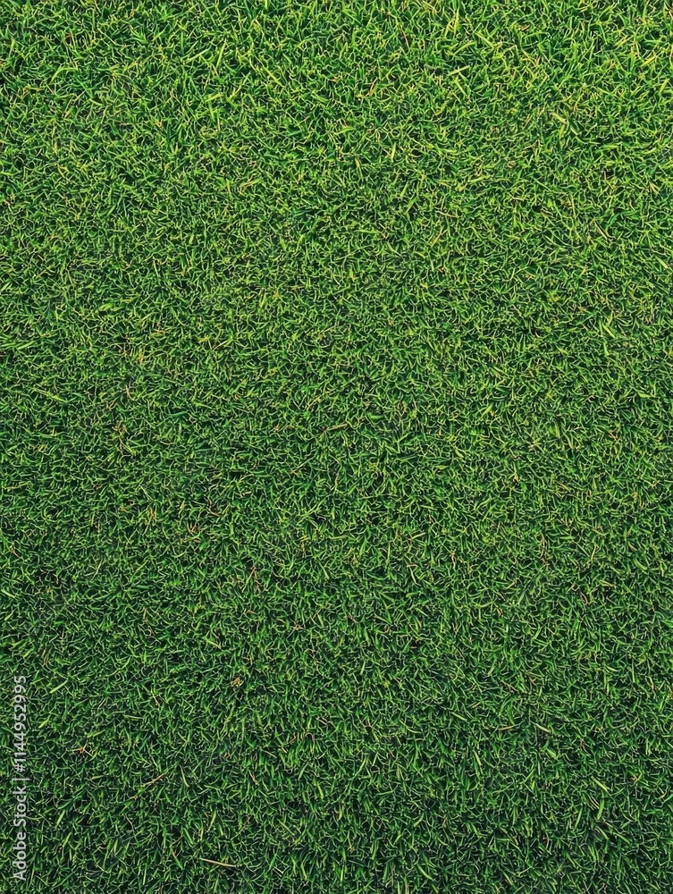 Fototapeta premium Green Grass Field Close Up