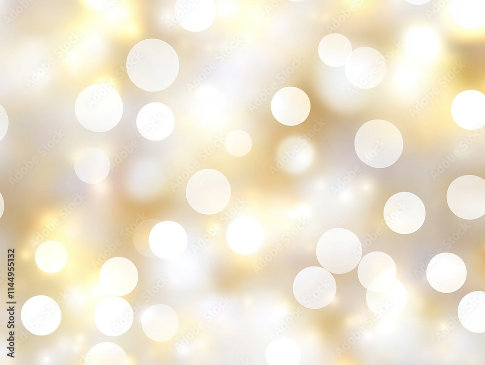 Obraz premium Abstract blurred gold with white bokeh background