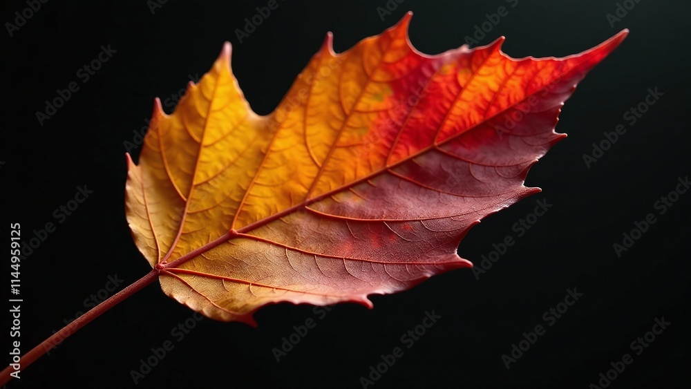 Autumn leaves golden yellow leaf deep red leaf Autumn leaves golden yellow leaf deep red leaf