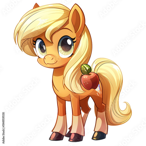 Applejack Isolated on Transparent Background photo