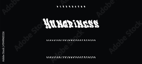 Cool street art font dynamic graffiti font for modern bold marker logo, spirited expressive headline, youth urban vibe. Art typographic design. Vector typeset