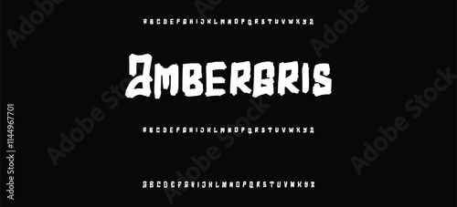 Cool street art font dynamic graffiti font for modern bold marker logo, spirited expressive headline, youth urban vibe. Art typographic design. Vector typeset
