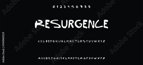 Cool street art font dynamic graffiti font for modern bold marker logo, spirited expressive headline, youth urban vibe. Art typographic design. Vector typeset